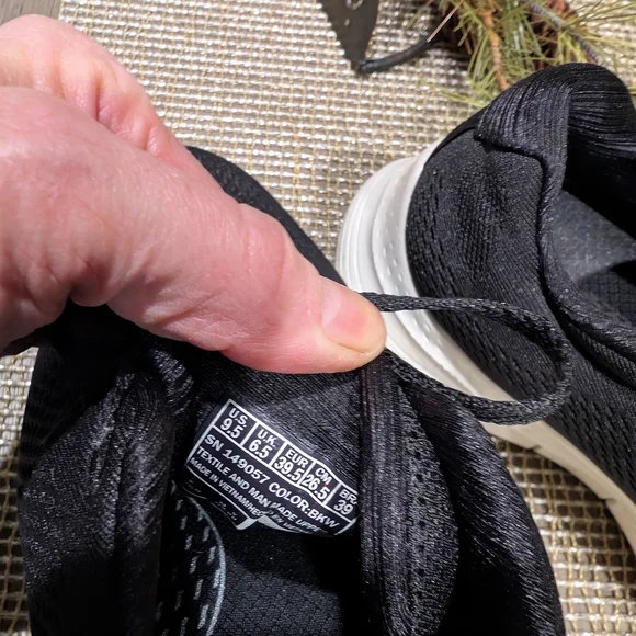 Skechers Black and White Arch Fit Sneakers - Picture 7 of 8